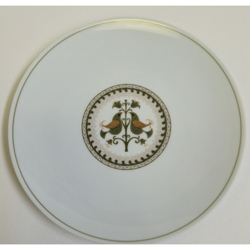 Noritake China Hermitage 6226 Salad Plate 8.25" Love Birds Japan 1966 Vintage